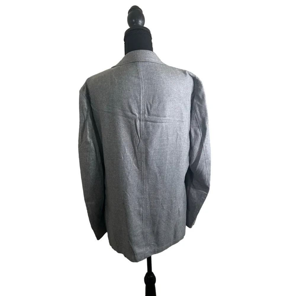NWT Men's Thom Hudson Gray Wool & Silk Sport Coat Blazer Size 42R